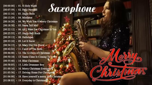 Christmas Song Saxophone Music Instrumental 2021|| Merry Christmas Relax Music смотреть онлайн