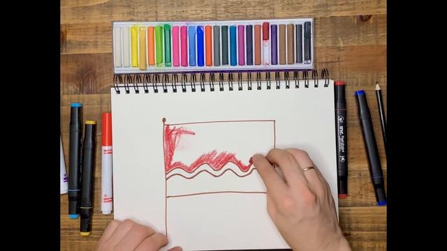 Урок рисования для детей. Рисуем флаг Амурской области смотреть онлайн