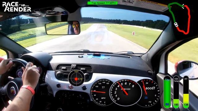 VIR Track Sprint, Fiat 500 Abarth, Best Run of Practice, BRR-SCCA смотреть онлайн