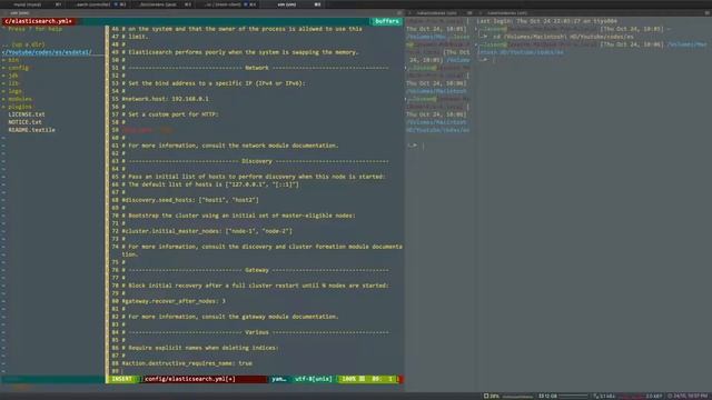 Important Elasticsearch cluster configuration смотреть онлайн