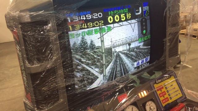 Densha De GO!! 1 and 2 arcade cabinet unwrap and basic overview смотреть онлайн
