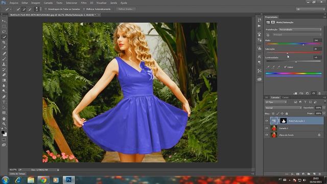 Mudar a cor da roupa com photoshop cc 2016 смотреть онлайн