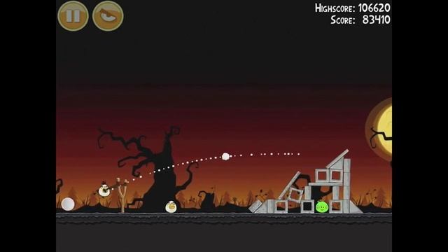 Angry Birds Seasons Trick or Treat 2-12 Halloween 2011 Walkthrough 3 Star смотреть онлайн