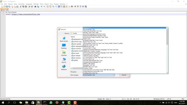 GIT post-commit script creation and demo смотреть онлайн