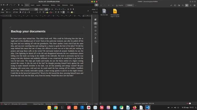 ALWAYS BACKUP your documents - LibreOffice (read also the video description) смотреть онлайн