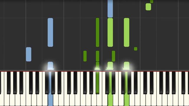 The Imperial March Darth Vader's Theme John Williams [Piano Tutorial] Synthesia смотреть онлайн