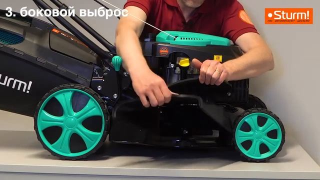 Sturm! PL4614S Обзор бензиновой газонокосилки смотреть онлайн
