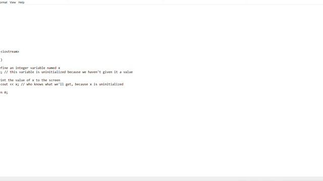 uninitialized variable & garbage value смотреть онлайн