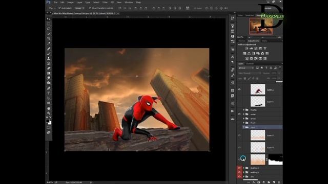 Spider Man No Way Home Concept Art - Photoshop Manipulation смотреть онлайн