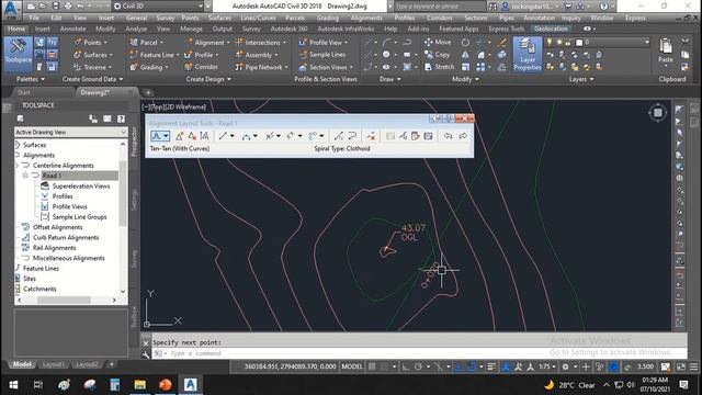 04 Creating Alignment in AutoCAD Civil 3D Full Course - Free Online Classes смотреть онлайн