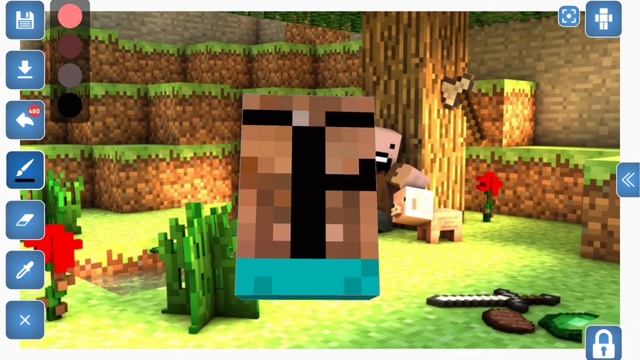 Как создать свой скин Crafting and building смотреть онлайн