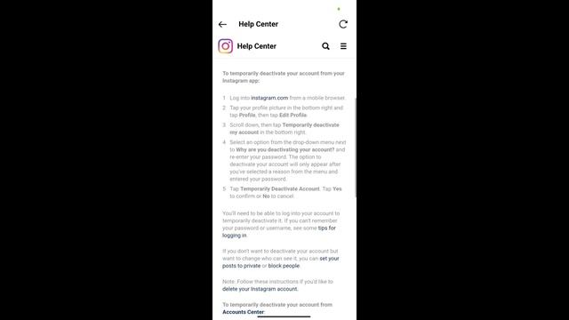 как удалить аккаунт в Инстаграм How to delete an Instagram account!!! смотреть онлайн