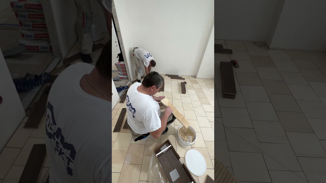 Укладка инженерной доски елочкой в ЖК Серебряный парк на фанеру смотреть онлайн