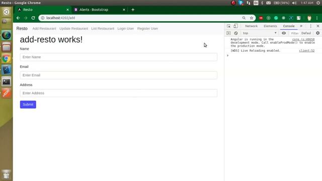 Angular project #8 Success Alert and clear Form смотреть онлайн