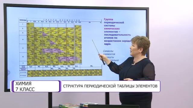 Химия. 7 класс. Структура периодической таблицы элементов /16.02.2021/ смотреть онлайн