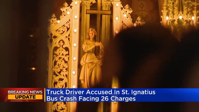 Truck driver accused of crashing into St. Ignatius hockey team bus faces 26 charges смотреть онлайн
