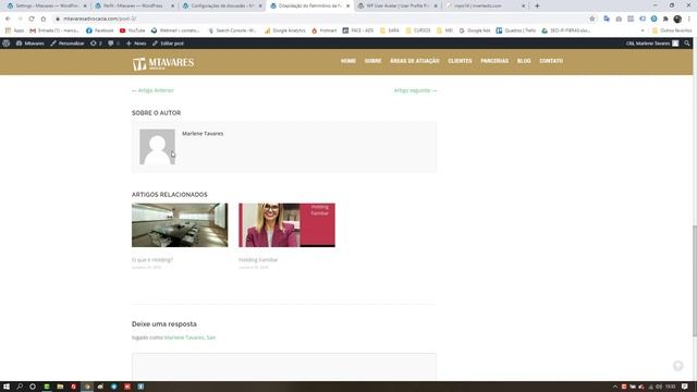 ADICIOANNDO A FOTO E TEXTO DO AUTOR NO BLOG WORDPRESS смотреть онлайн