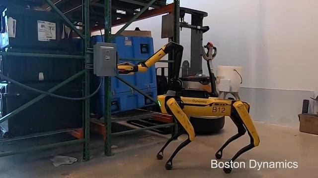 Робопсы Boston Dynamics в работе смотреть онлайн