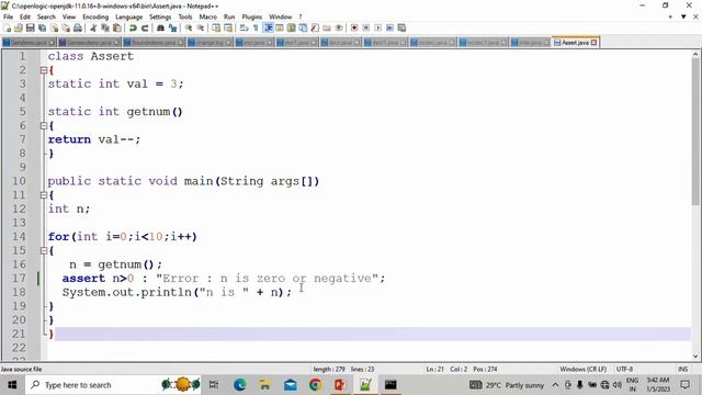 ASSERTION IN JAVA(TAMIL) смотреть онлайн