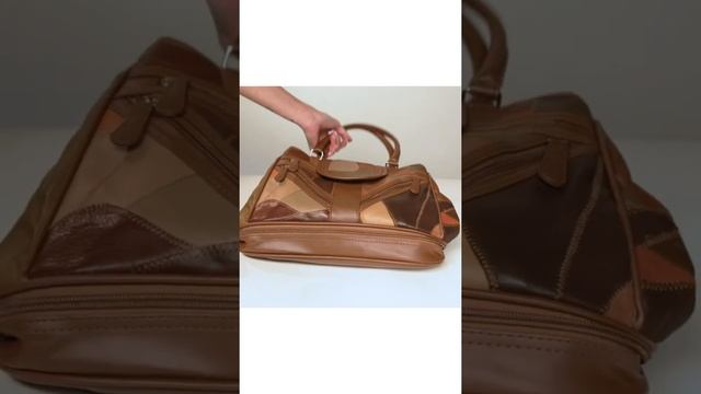 Сумка женская "Римские каникулы" из натуральной кожи на плечо смотреть онлайн