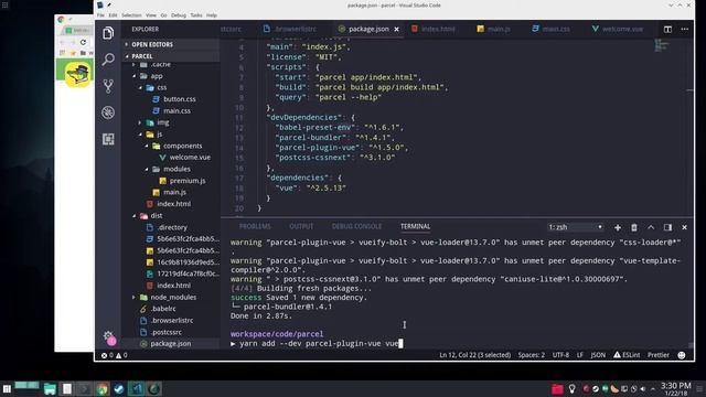 Trying out Parcel - zero configuration web bundler смотреть онлайн