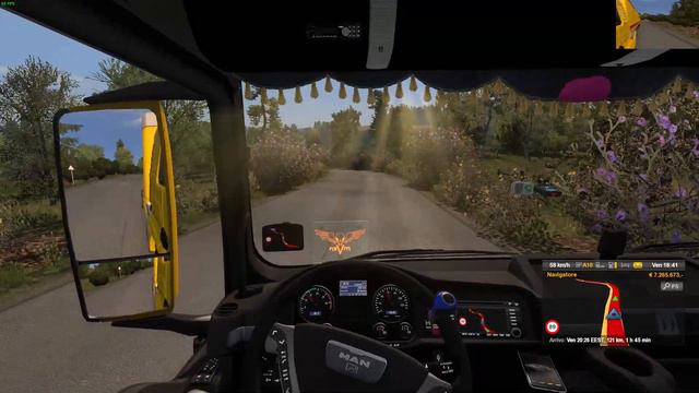 Euro Truck Simulator 2 (1.34) Rusmap fix 1.8.1 for 1.34x MAN TGX e5 by SCS + DLC's & Mods смотреть онлайн
