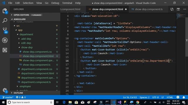 Angular 8 #8; Material Design Table смотреть онлайн