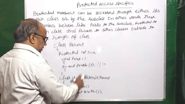 [Lecture:68] ||'protected' and 'default' access specifier|| ICSE JAVA |Rajesh Upadhyay| смотреть онлайн
