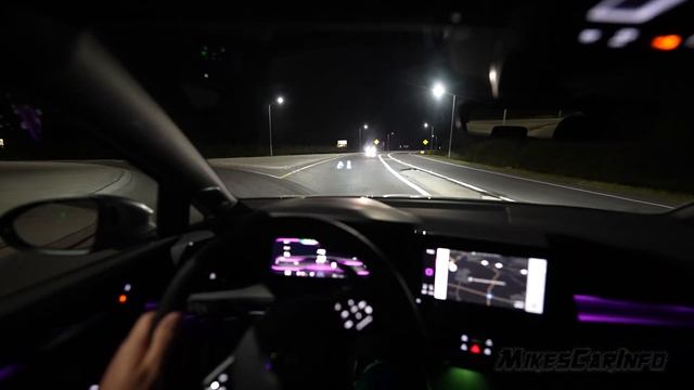 2023 VW Golf R Headlights Test Volkswagen 2024 смотреть онлайн