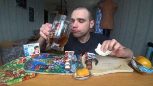 МУКБАНГ АСМР / КИНДЕР ШОКОЛАД ВСЕ ВКУСЫ / ASMR KINDER CHOCOLATE PARTY / EATING ASMR Mukbang #456