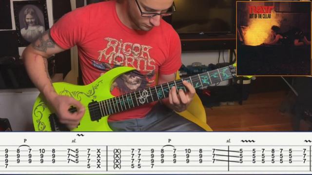 Lesson: RATT (1984) “The Morning After” Guitar Riffs W/ Tabs смотреть онлайн
