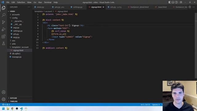Learn Django | Build a Freelancer Website | #4 User Authentication With Django Allauth смотреть онлайн