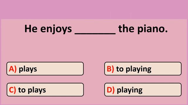 Gerund VS Infinitive Quiz | Test And Quiz Institution смотреть онлайн
