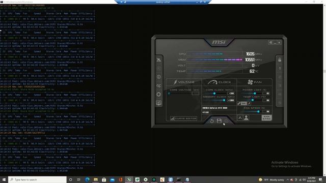 RTX 3080 LHR - Flux (ZelHash) Mining смотреть онлайн
