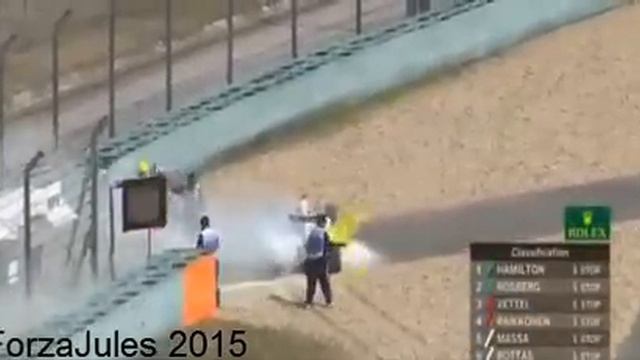 F1 China GP 2015 - Daniil Kvyat on Fire смотреть онлайн