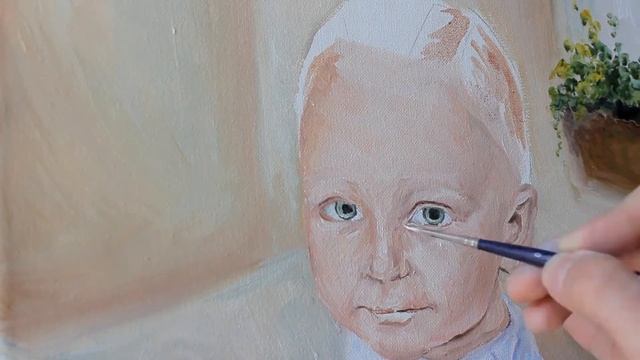 Портрет маслом поэтапно / Speed painting portrait (Oil Painting) смотреть онлайн