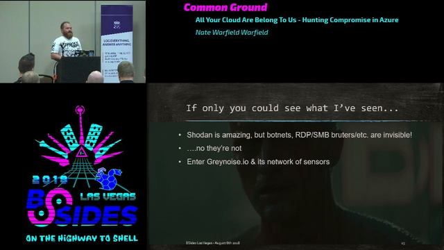 CG - All Your Cloud Are Belong To Us - Hunting Compromise in Azure - Nate Warfield смотреть онлайн