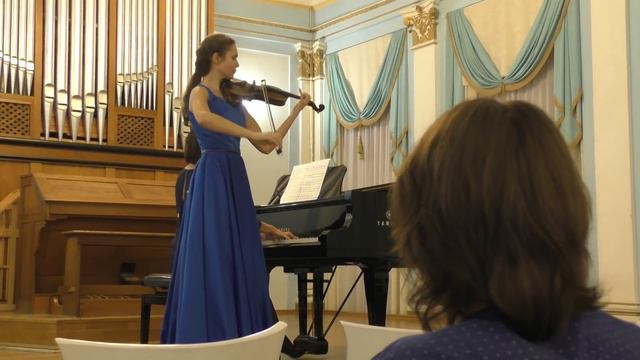 Maria Andreeva - J. Brahms - Scherzo from FAE Sonate смотреть онлайн