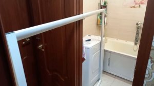 Шторка в ванную стеклянная, сборка и установка своими руками
