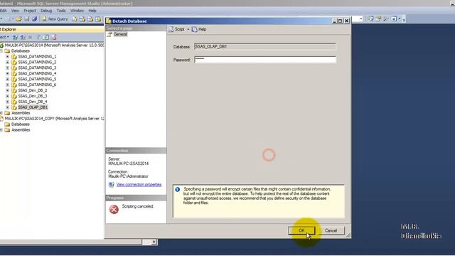 MSBI - SSAS - Backup, Restores, Detach, Attach, Synchronize смотреть онлайн