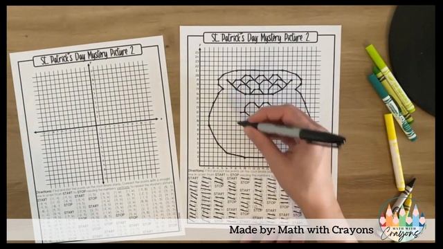 St. Patrick's Day Math Activity Coordinate Graphing Mystery Picture (4 Quadrants & Quadrant 1) смотреть онлайн