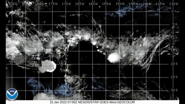 Hunga Tonga–Hunga Ha'apai volcano eruption, 15th January 2022 смотреть онлайн