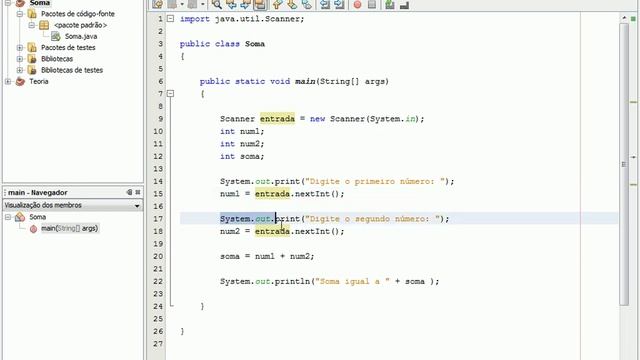 Aula Java 08 - Programa Soma de Dois Números (Parte 2) смотреть онлайн