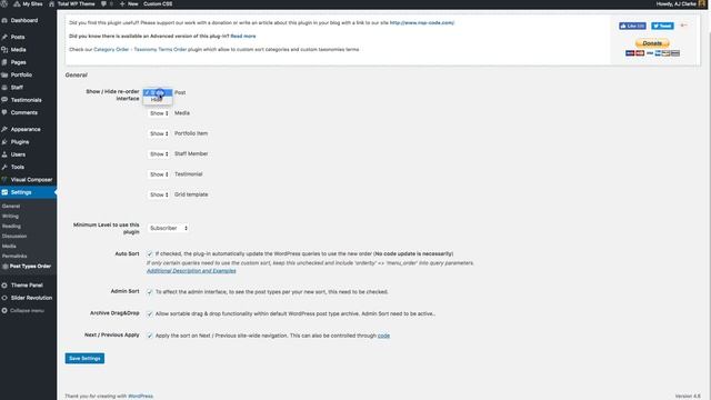How to Re-order Posts in WordPress | Custom Order смотреть онлайн