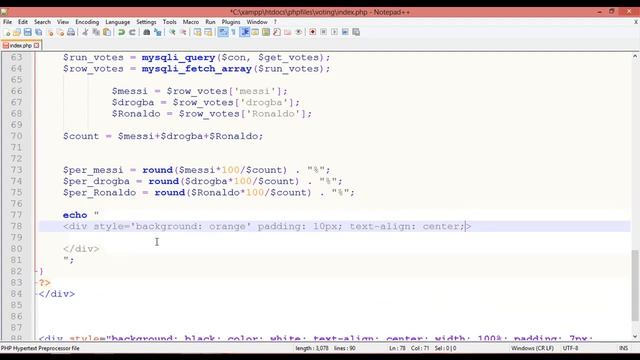 how to create voting system in php - part-3 смотреть онлайн