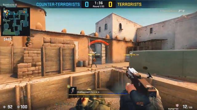 CSGO : Punk Pistol Round Glock Ace смотреть онлайн