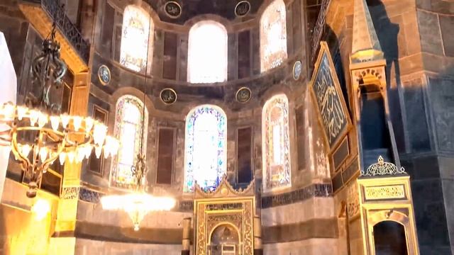 Стамбул, Турция (Собор Святой Софии , Голубая мечеть) смотреть онлайн