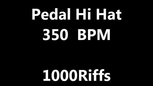 Pedal Hi Hat Metronome : 350 BPM - Beats Per Minute смотреть онлайн