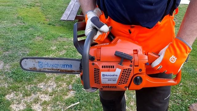 Chainsaw Husqvarna 357XP FIRSTSTART!