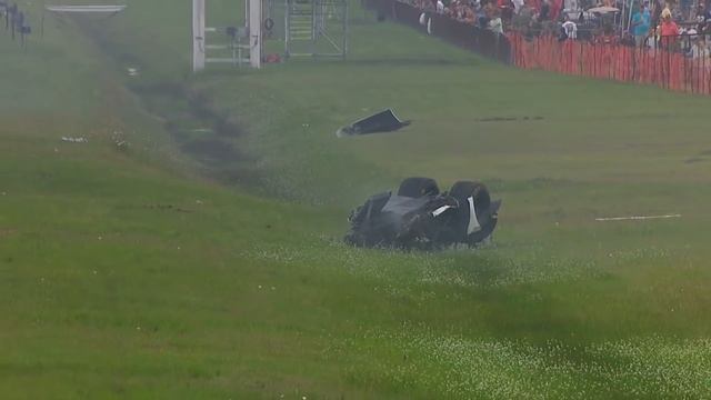 NHRA Pro Mod driver Frigo experiences incredible CRASH in Houston смотреть онлайн